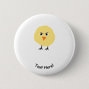 Vogelzeer opstand ronde button 5,7 cm