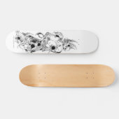 vogelziel dood skateboard (Horizontaal)