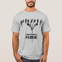Vogelzwerm - Grappige zwerm Camerateeshirt