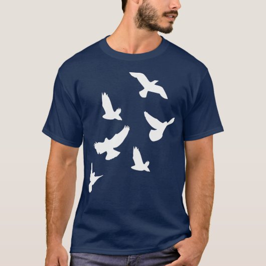 Vogelzwerm T-shirt (Voorkant)
