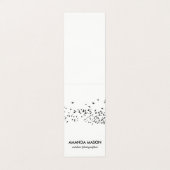 Vogelzwerm Visitekaartjes (Buitenkant ongevouwen)