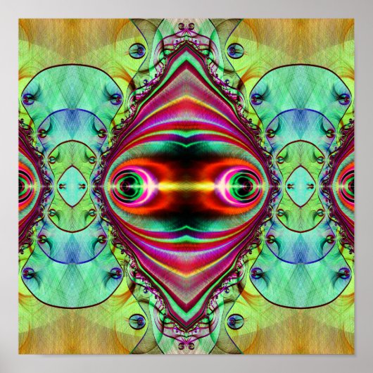 Vogons kijken naar het Art Print Poster (12 x 12 i (Voorkant)