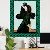 Vogue Hoesje Art Deco Poster (Thuiskantoor)