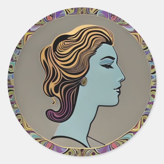 Vogue Lady Sticker v2 (Devant)