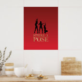 Vogue Strike a Pose - DIY - Poster (Keuken)