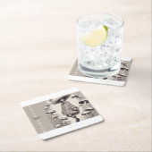 Vogue Tripp Vierkante Kartonnen Onderzetter (Insitu)