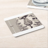 Vogue Tripp Vierkante Kartonnen Onderzetter (Schuin)