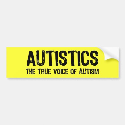 Voice of Autism Bumpersticker (Voorkant)