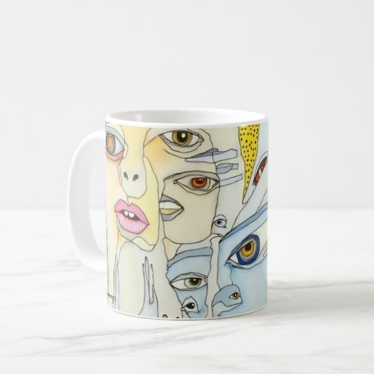 "Voices" Art Mug par DAKimage (Devant gauche)