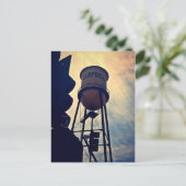 Voici Campbell CA, Campbell Water Tower Carte post (Debout devant)