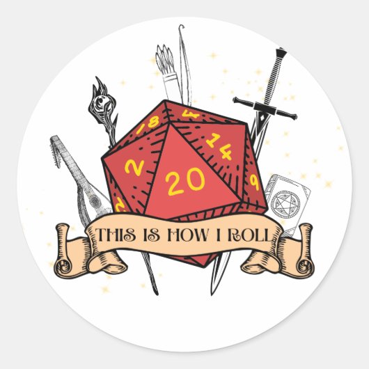 Voici Comment je roule Sticker (Devant)