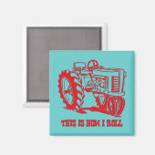 Voici comment je roule Tracteur RED Magnet (Recto/Verso)