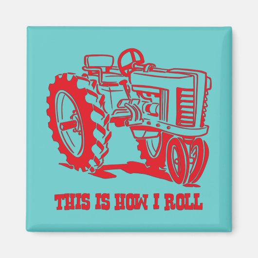 Voici comment je roule Tracteur RED Magnet (Devant)