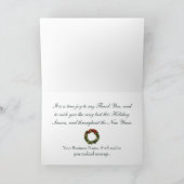 Voici la carte de vacances Merci de saison (Intérieur)