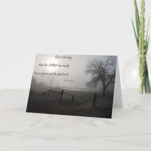 Voici La Carte De Voeux Du Jour - Psaumes 118:24