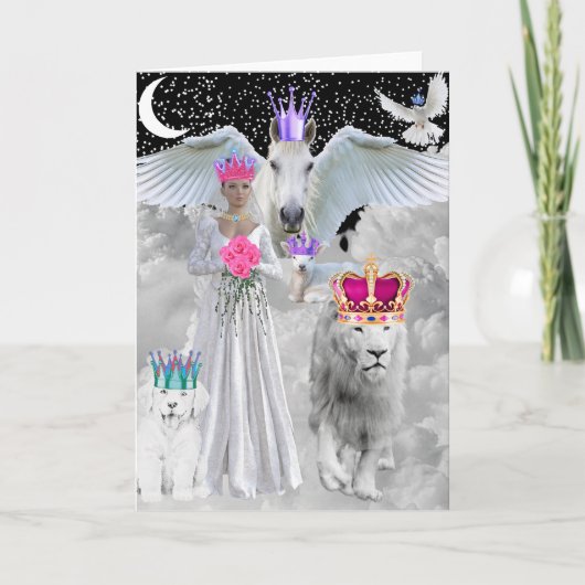 Voici La Carte De Voeux Du Marié (Devant)