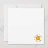 Voici La Carte Sun Flat (5,25x5,25) (Dos)