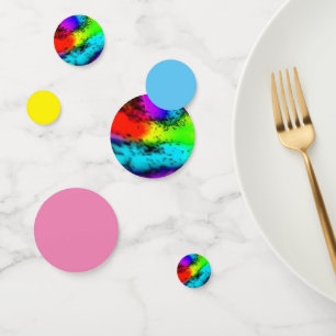 "Voici la couleur" Table Confetti