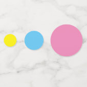 "Voici la couleur" Table Confetti (Derrière)