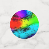 "Voici la couleur" Table Confetti (Petit recto)