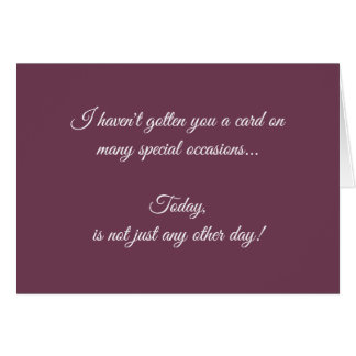 Voici la journée de votre carte