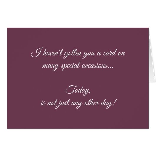 Voici la journée de votre carte (Devant horizontal)