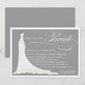 VOICI LA MARÉE| INVITATION À LA DOUCHE BRIDALE (Devant / Derrière)