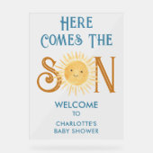 Voici L'Accueil Du Baby shower Son (Recto)