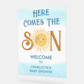 Voici L'Accueil Du Baby shower Son (Angle)