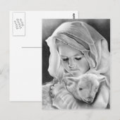 Voici l'agneau de Dieu Carte postale (Devant / Derrière)