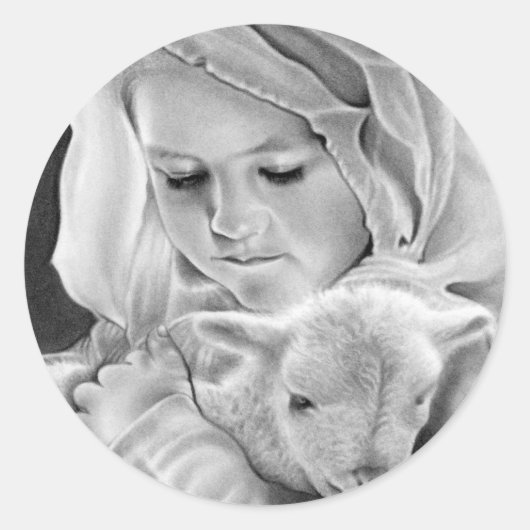 Voici L'Agneau De Dieu Sticker (Devant)