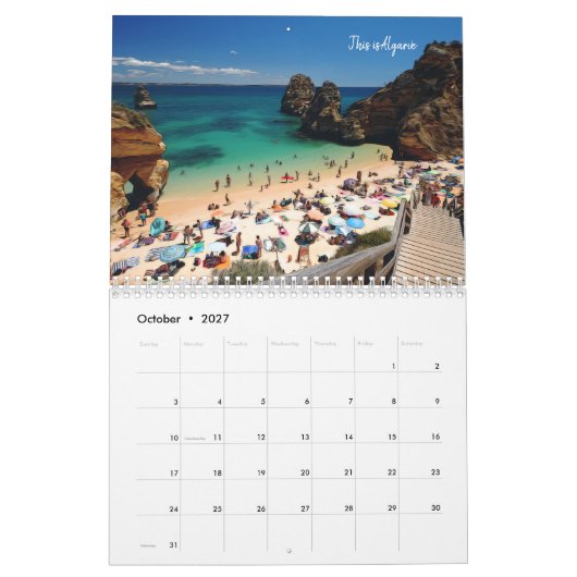 Voici le calendrier portugais (Oct 2027)