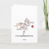 Voici le Carte pour notes du Père Noël (Dos)