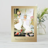 Voici le Faire-part de mariage des Brides (Debout devant)