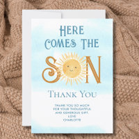 Voici Le Fils Baby shower Merci