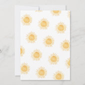 Voici Le Fils Baby shower Merci (Dos)