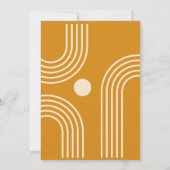 Voici Le Fils Boho Baby Boy Shower Invitation (Dos)