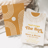 Voici le fils co-Ed Baby Shower Invitations