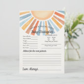 Voici le Fils Conseils ensoleillés pour carte de b (Debout devant)