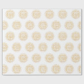 Voici Le Papier D'Enveloppement Soleil / Cadeau (Plat)