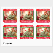 Voici le Santa Claus Cookies Stickers (Feuille)