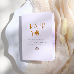 Voici Le Soleil MERCI BABY SHOWER