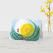 Voici le Soleil, No 2, Carte pour notes (Fleur jaune)