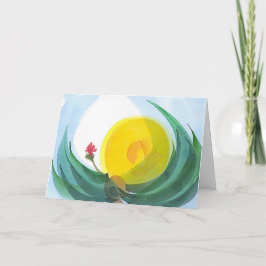 Voici le Soleil, No 2, Carte pour notes (Devant)