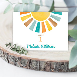 Voici le Son Retro Sun Baby Boy Numéro de table