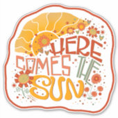 Voici le Sticker d'Inspiritisme Sun Retro (Devant)