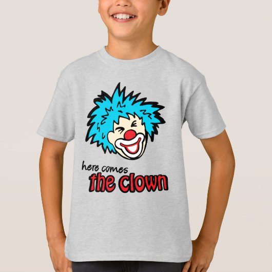 Voici le t-shirt enfant clown (Devant)