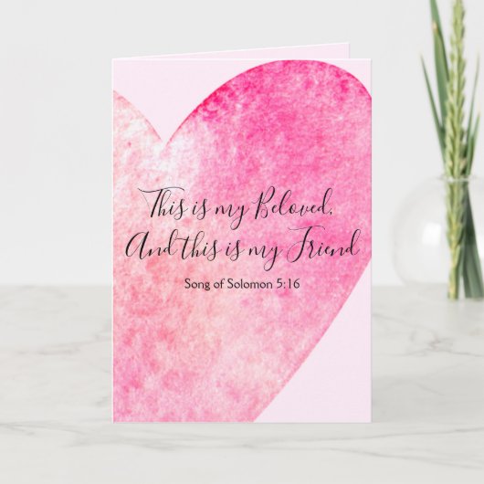 Voici ma carte de voeux bien-aimée (Devant)