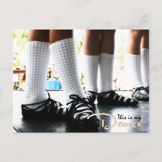 Voici ma carte postale de danse (Devant)