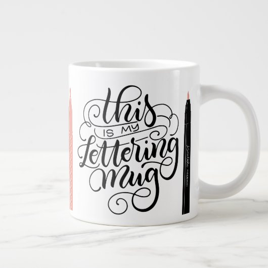 Voici ma tasse de lettres - stylos à pinces (Droite)